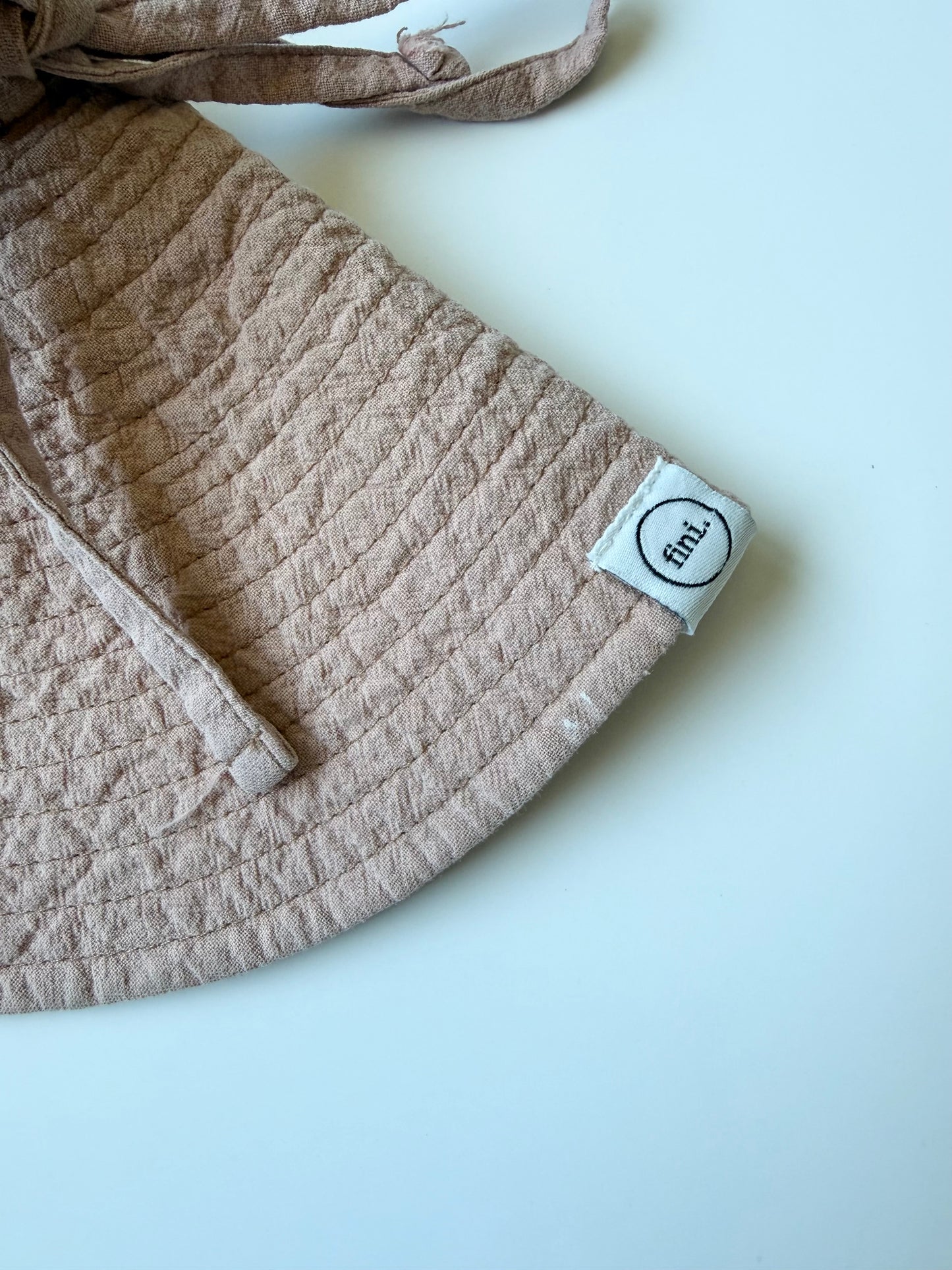 Fini the Label Dusty Rose Floppy Sun Hat (3-6 Years)