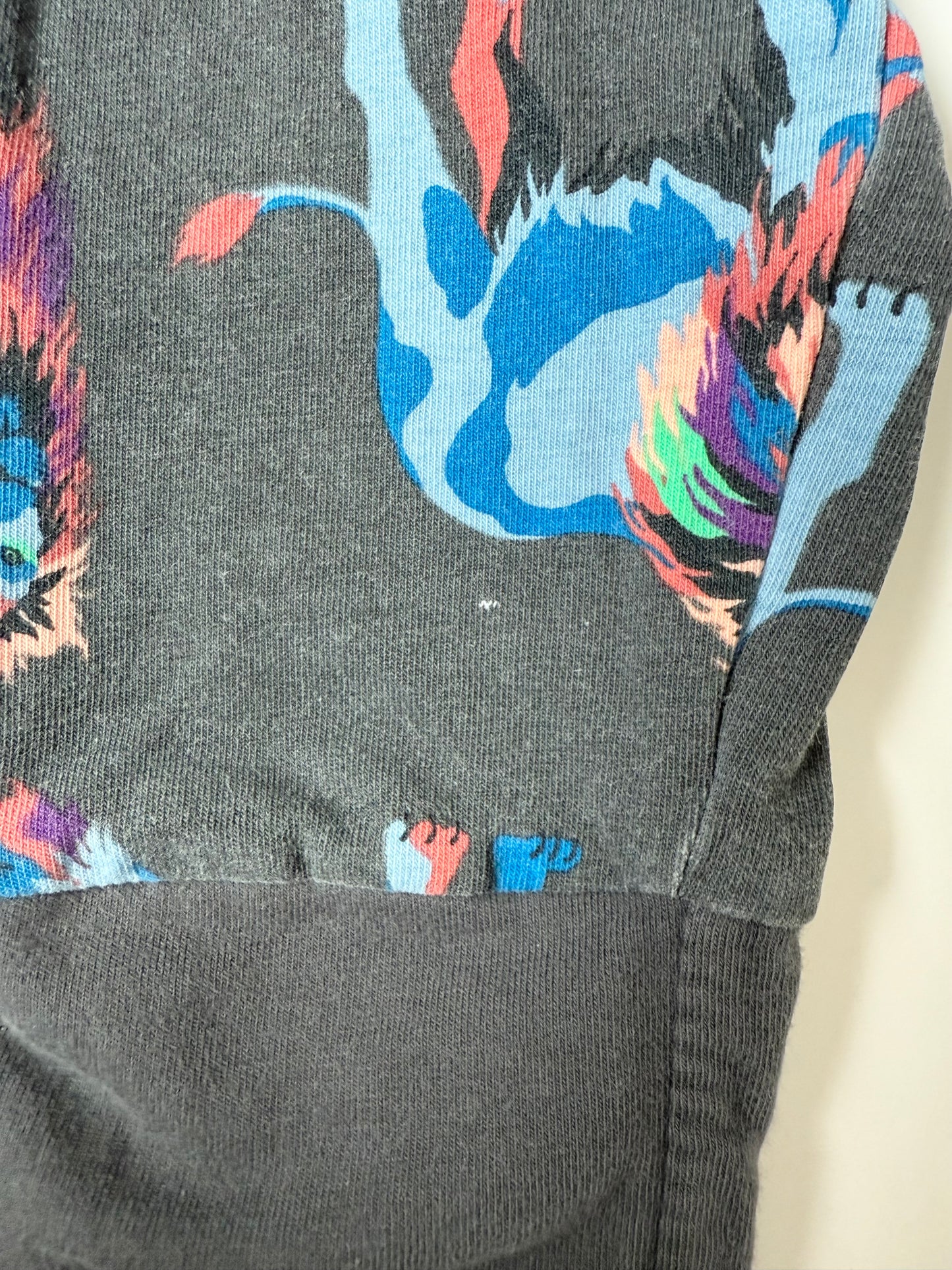 Bonds Wondersuit Dark Grey Neon Lions Sleeper Romper (18-24 Months)