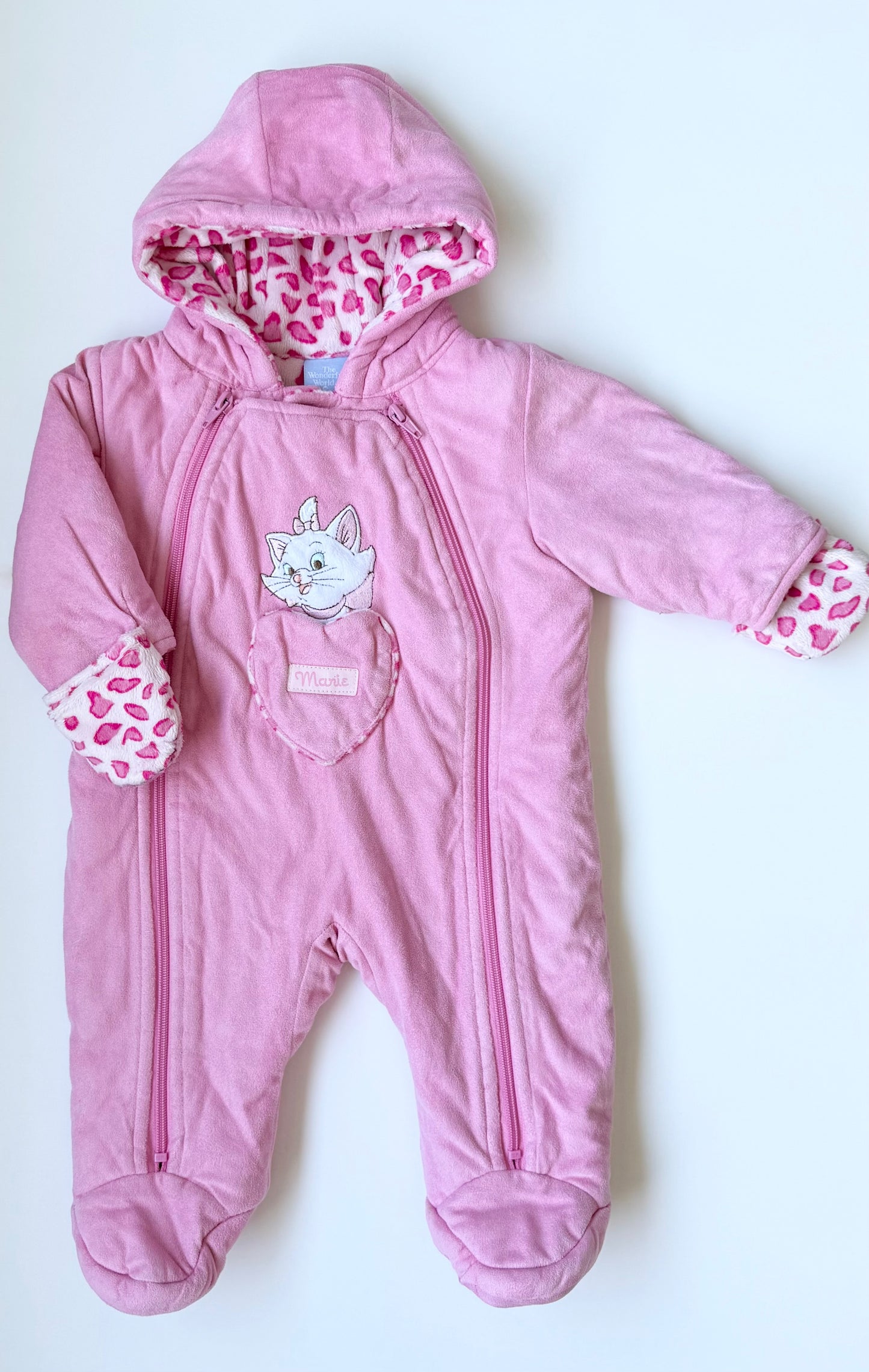 The Wonderful World of Disney Y2K Marie Pink Bunting Suit (6 Months)