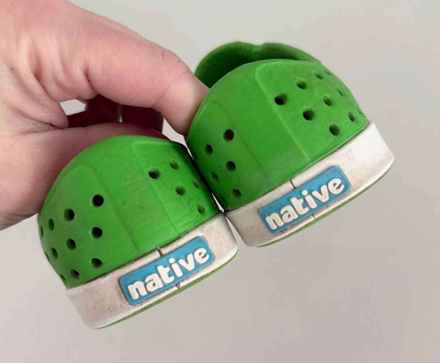 Native Bright Green Jefferson Slip Ons (7)