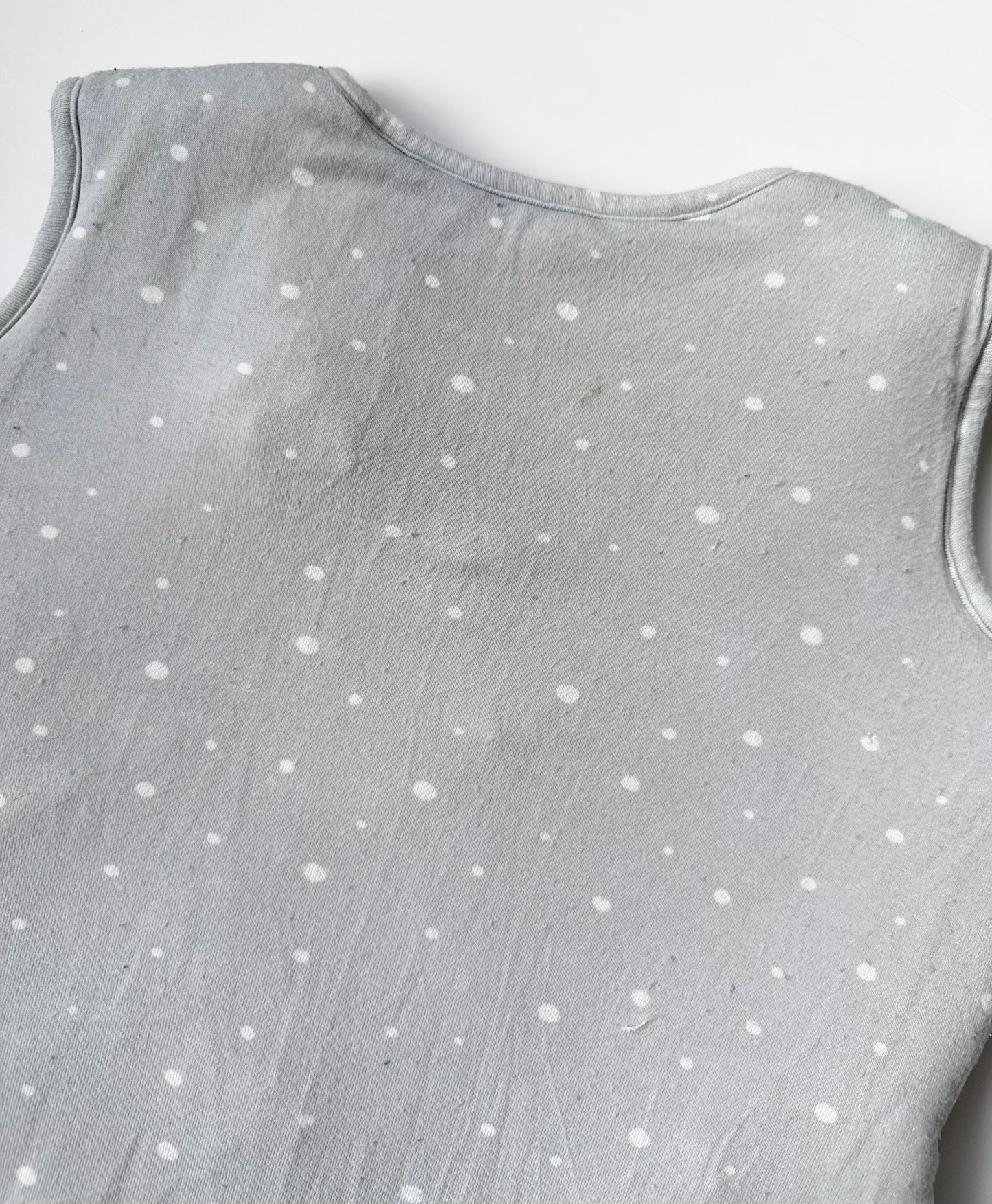 Gunamuna Grey & White Polkadot Sleep Sack (3-9 Months)
