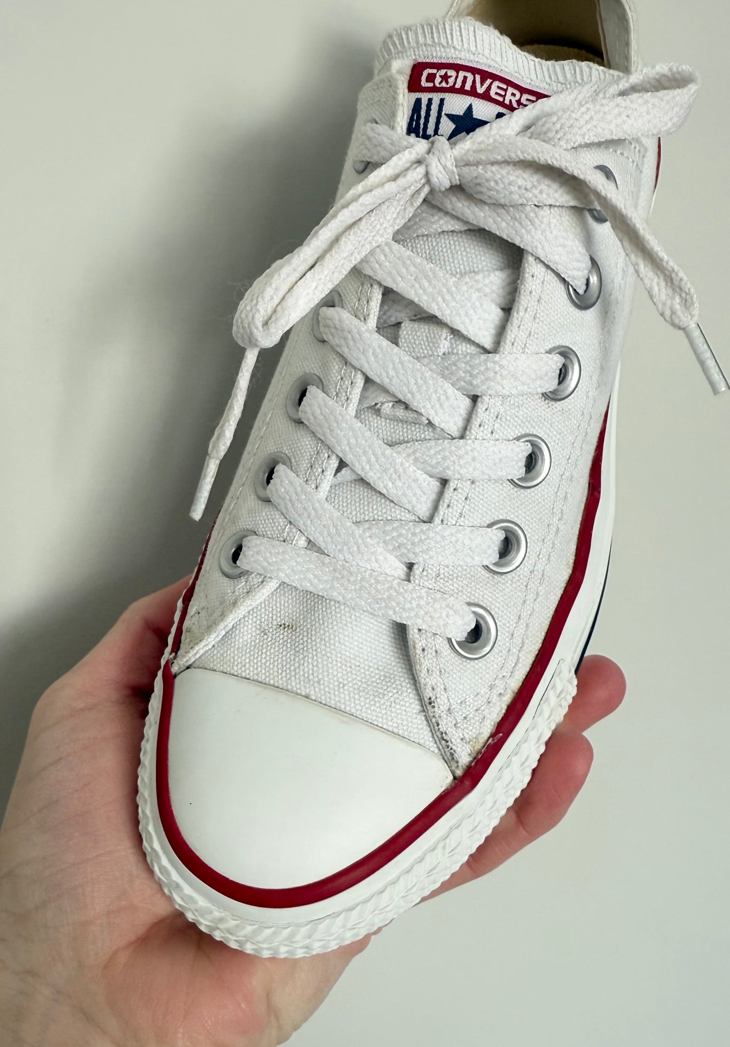 Unisex Converse Chuck Taylor All Star White Sneakers (W7/M5)