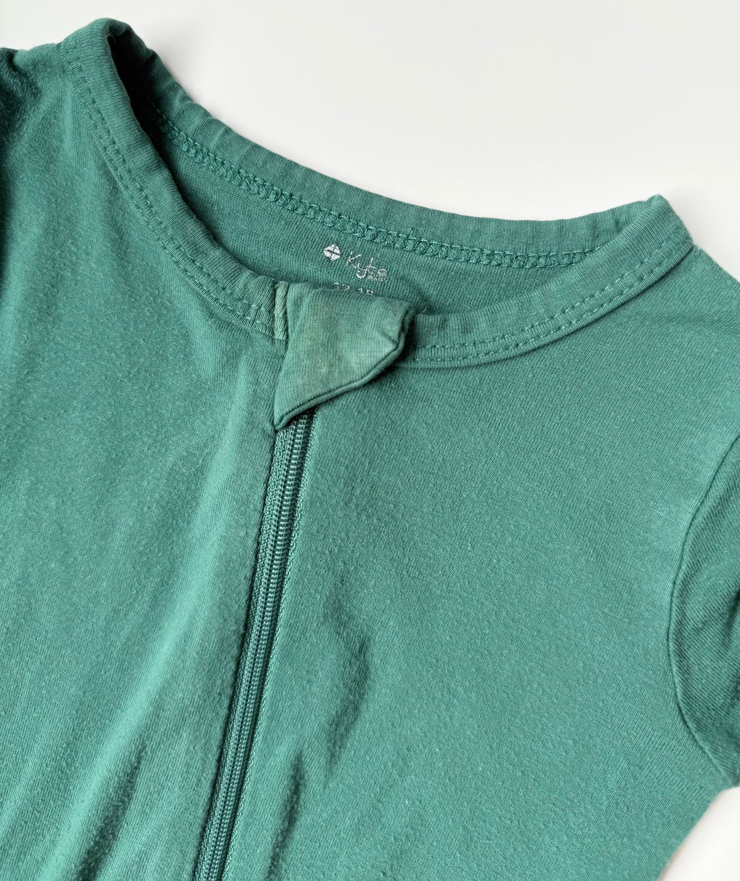 Kyte Emerald Zipper Romper (12-18 Months)