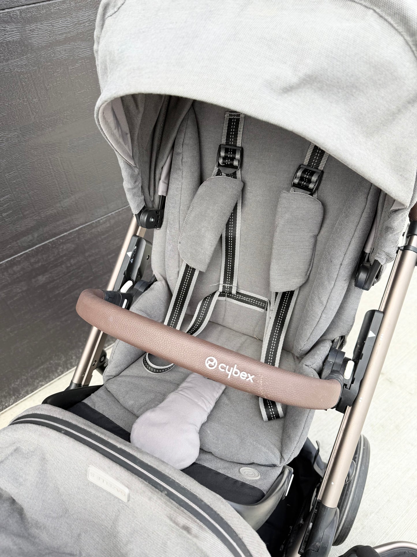 Cybex Gazelle S Convertible Double Stroller in Soho Grey