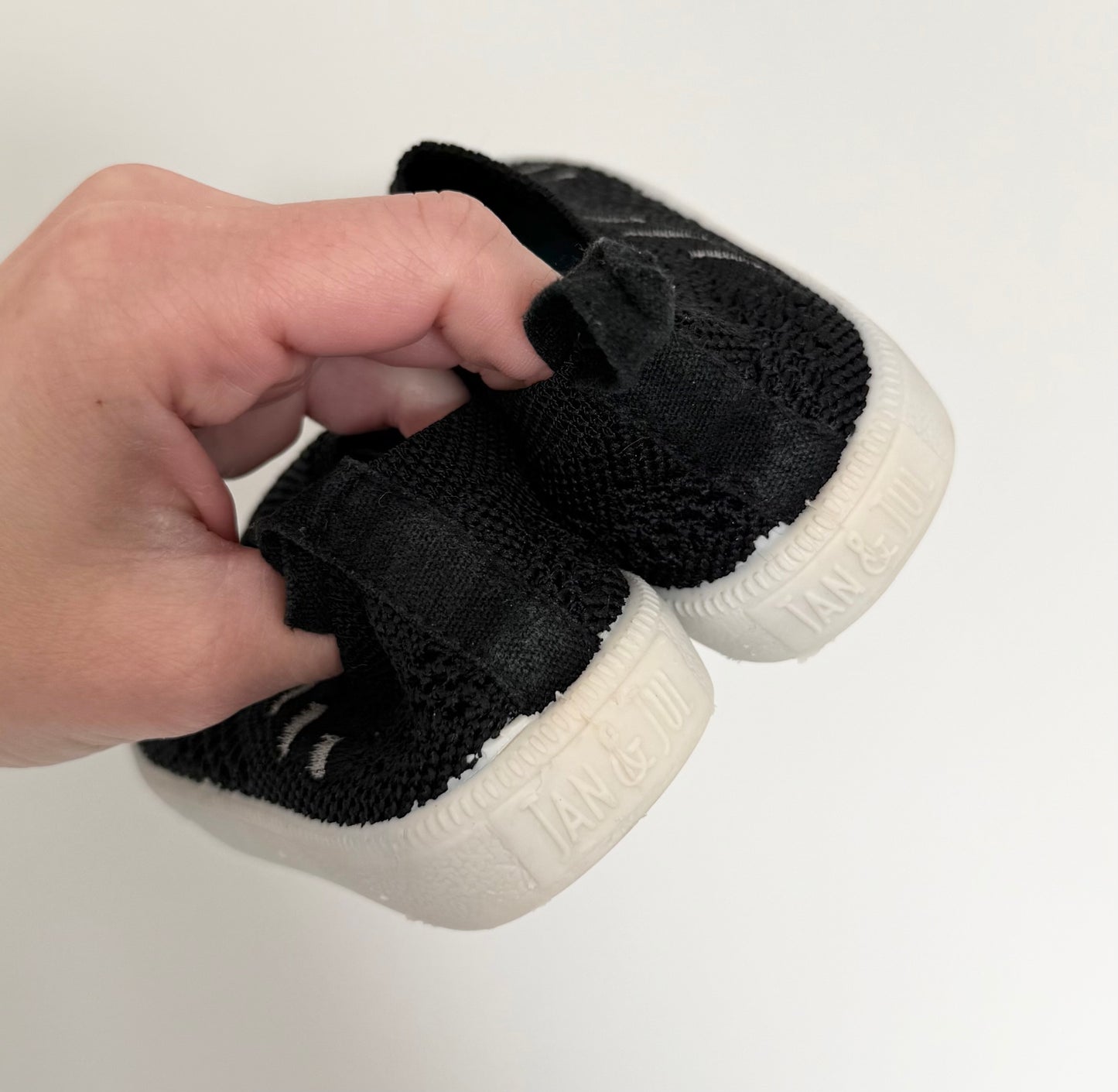 Jan & Jul Black Knit Slip Ons (7)