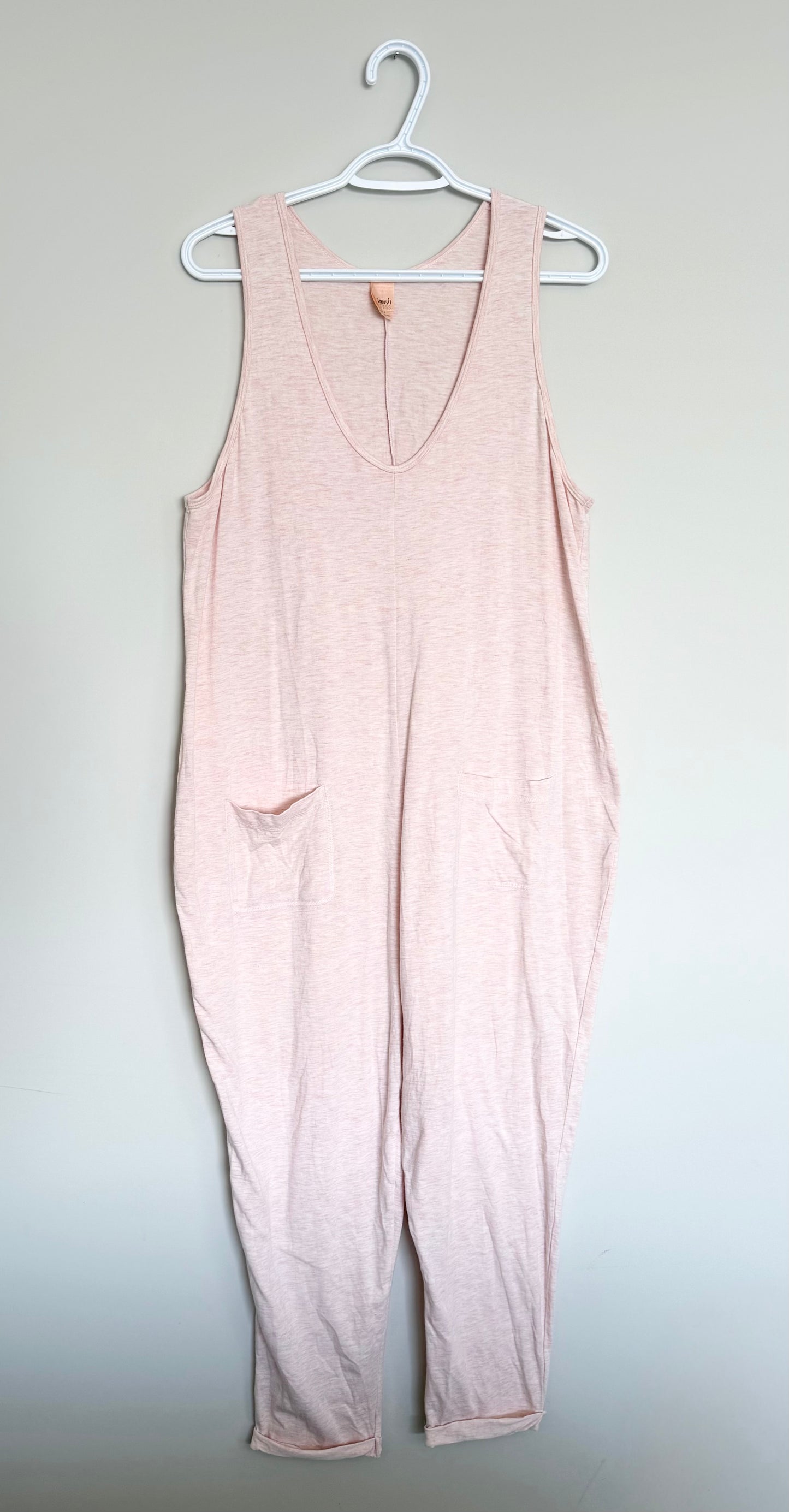 Women’s Smash + Tess Saturday Romper in Heathered Pink (Large)