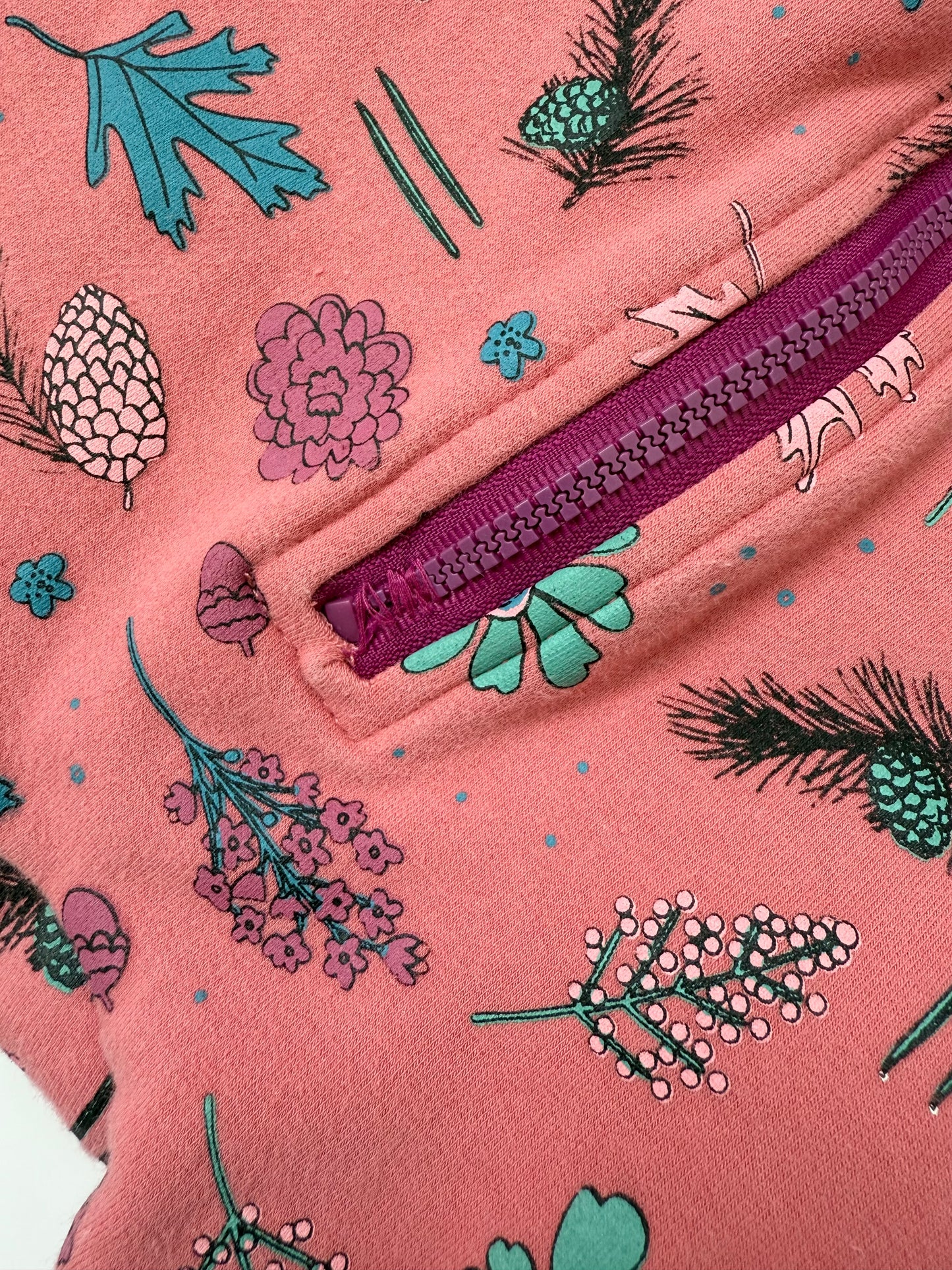 Birdz Pink Autumn Hooded Jumpsuit (3T)