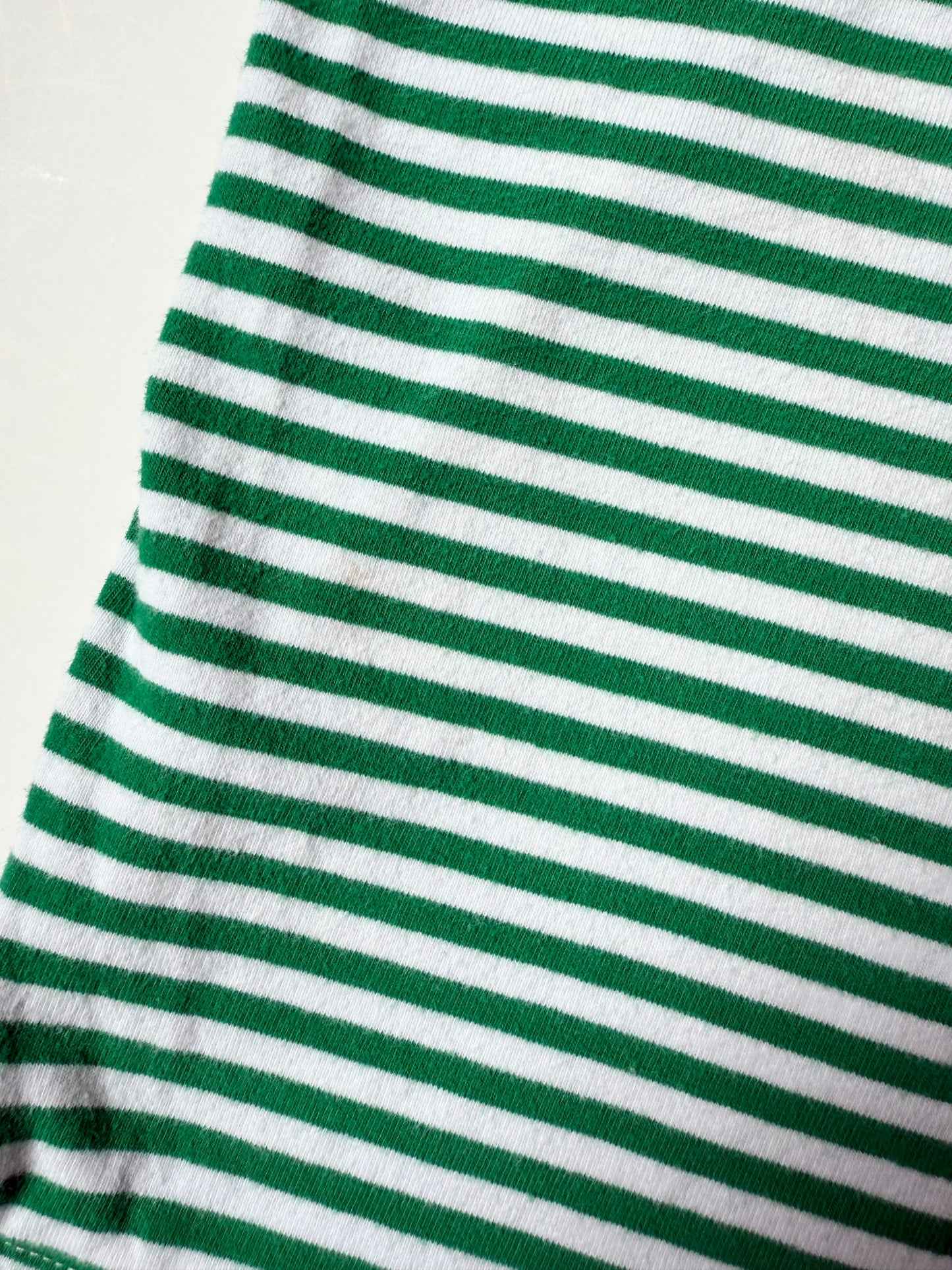 Beau Hudson Green & White Stripped Tank Top (2T)