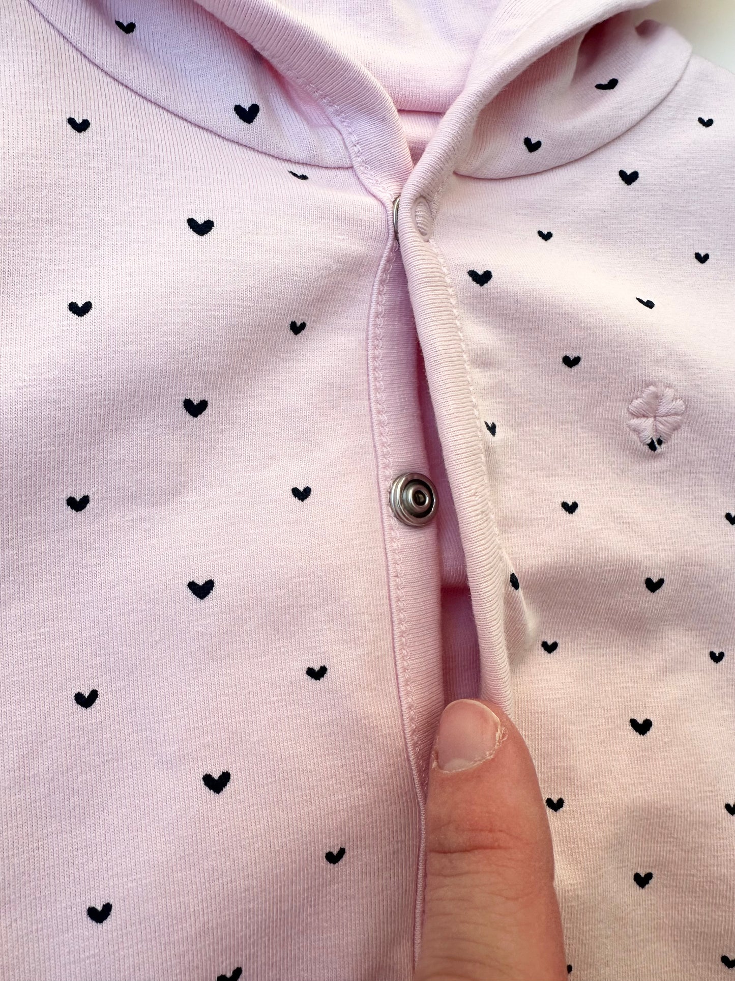 Noppies Pink Reversible Snap Hoodie (4-6 Months)