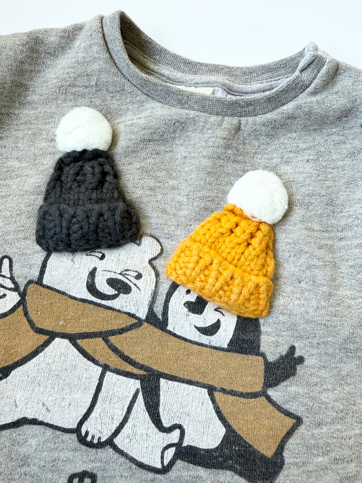 Zara Baby Grey Polar Bear Buddies Sweater (12-18 Months)