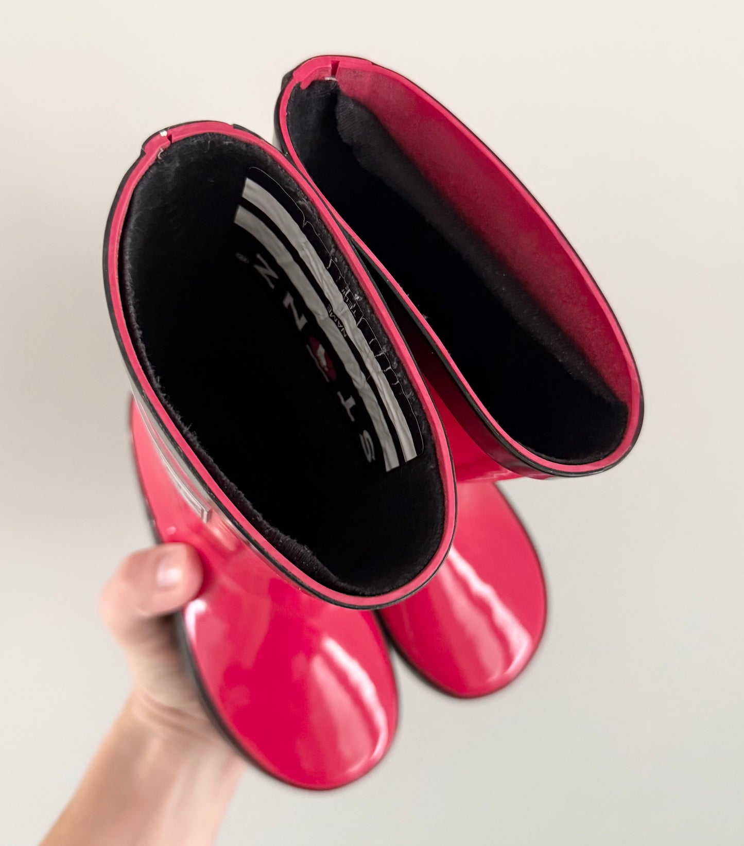 Stonz Pink Rubber Boots (7)