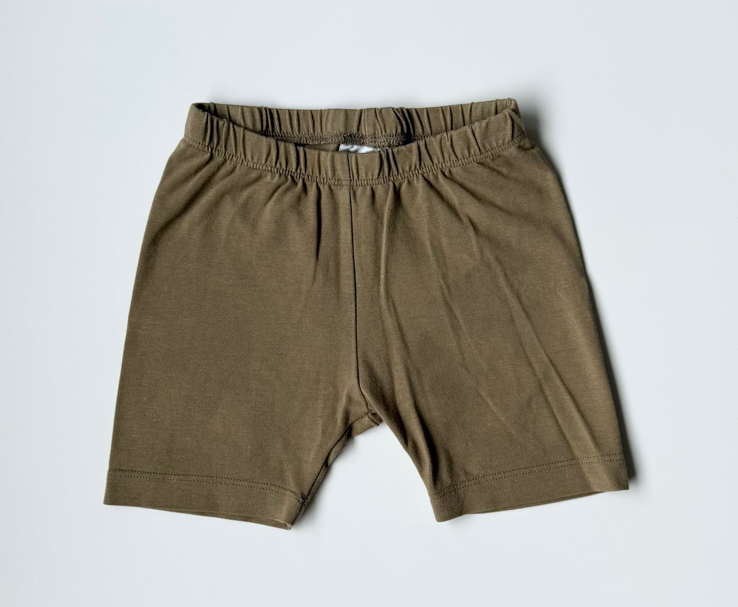 Jax & Lennon Dark Khaki Biker Shorts (3/4 Years)