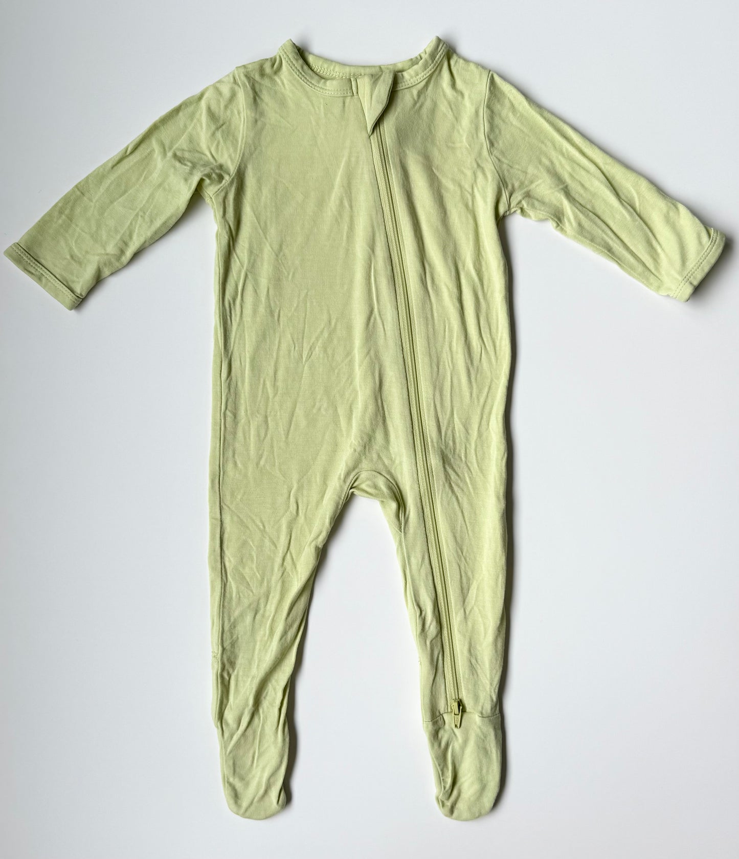 Kyte Kiwi Zipper Footie Sleeper (3-6 Months)