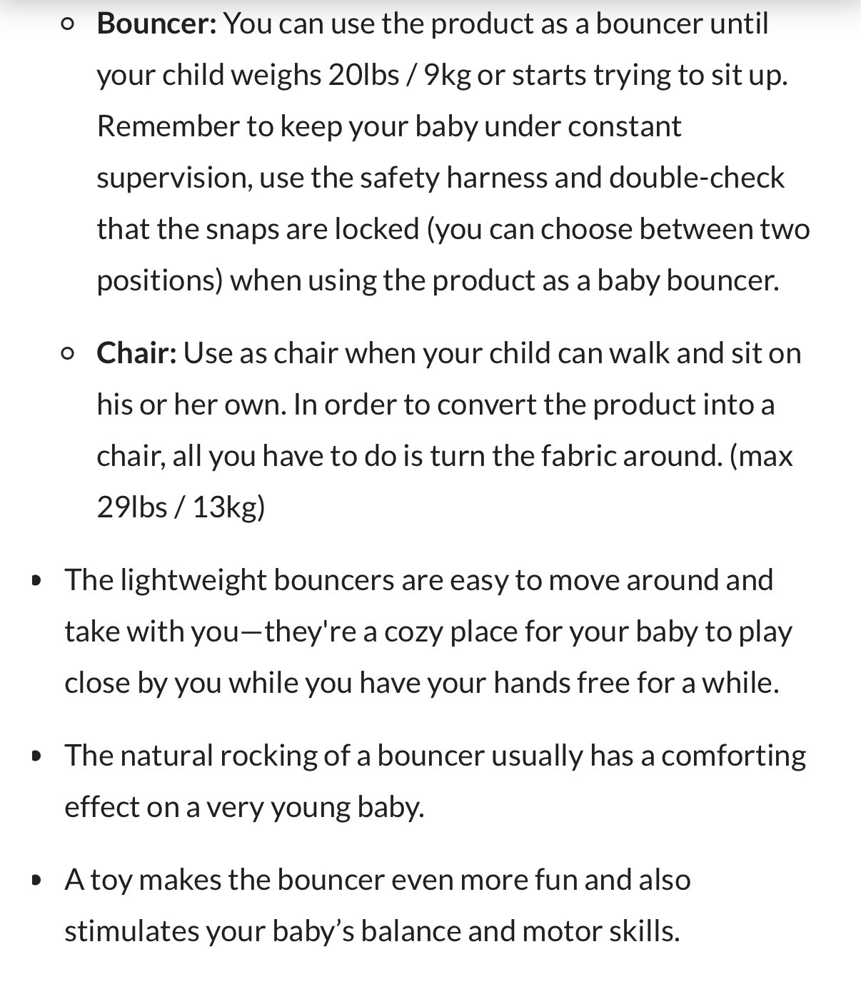 Baby Bjorn Bouncer Bliss 3D Jersey in Light Grey