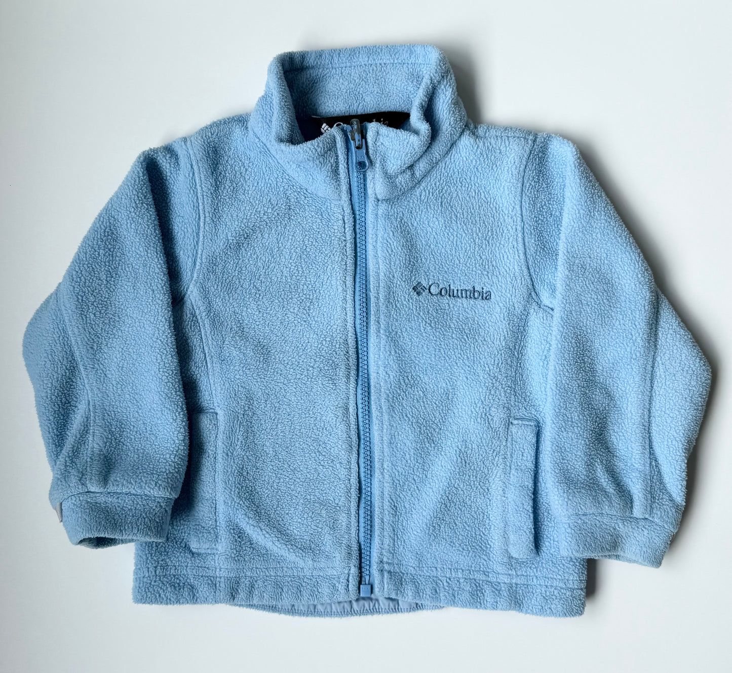 Vintage Columbia Light Blue Fleece Zip Up (3T)