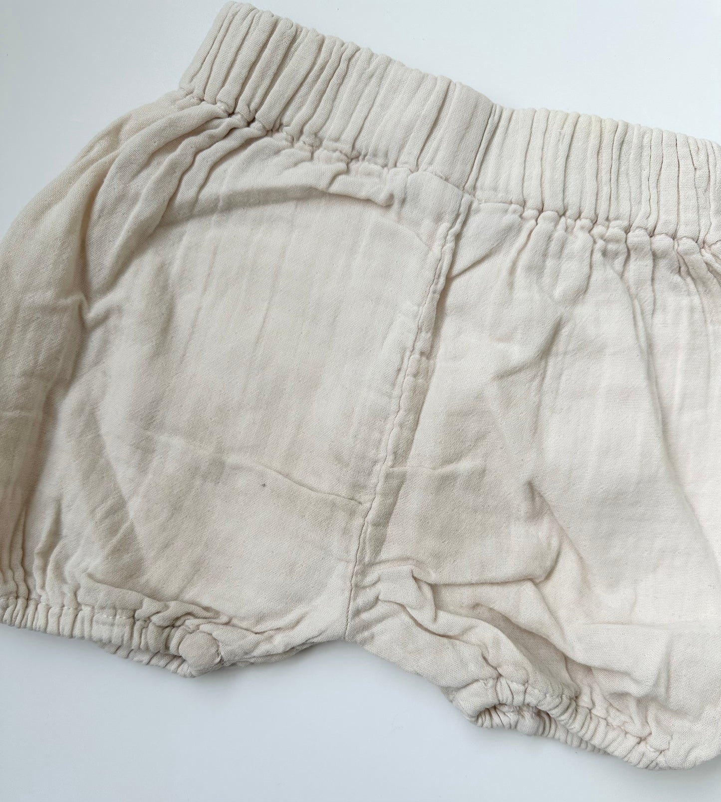 Daily Brat Cream Muslin Long Sleeve & Shorts Set (6-12 Months)