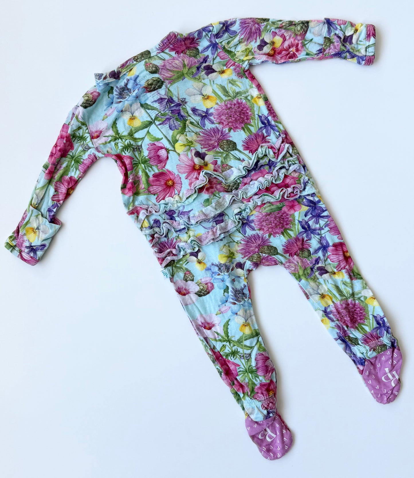 Posh Peanut Bright Spring Florals Sleeper (Newborn)