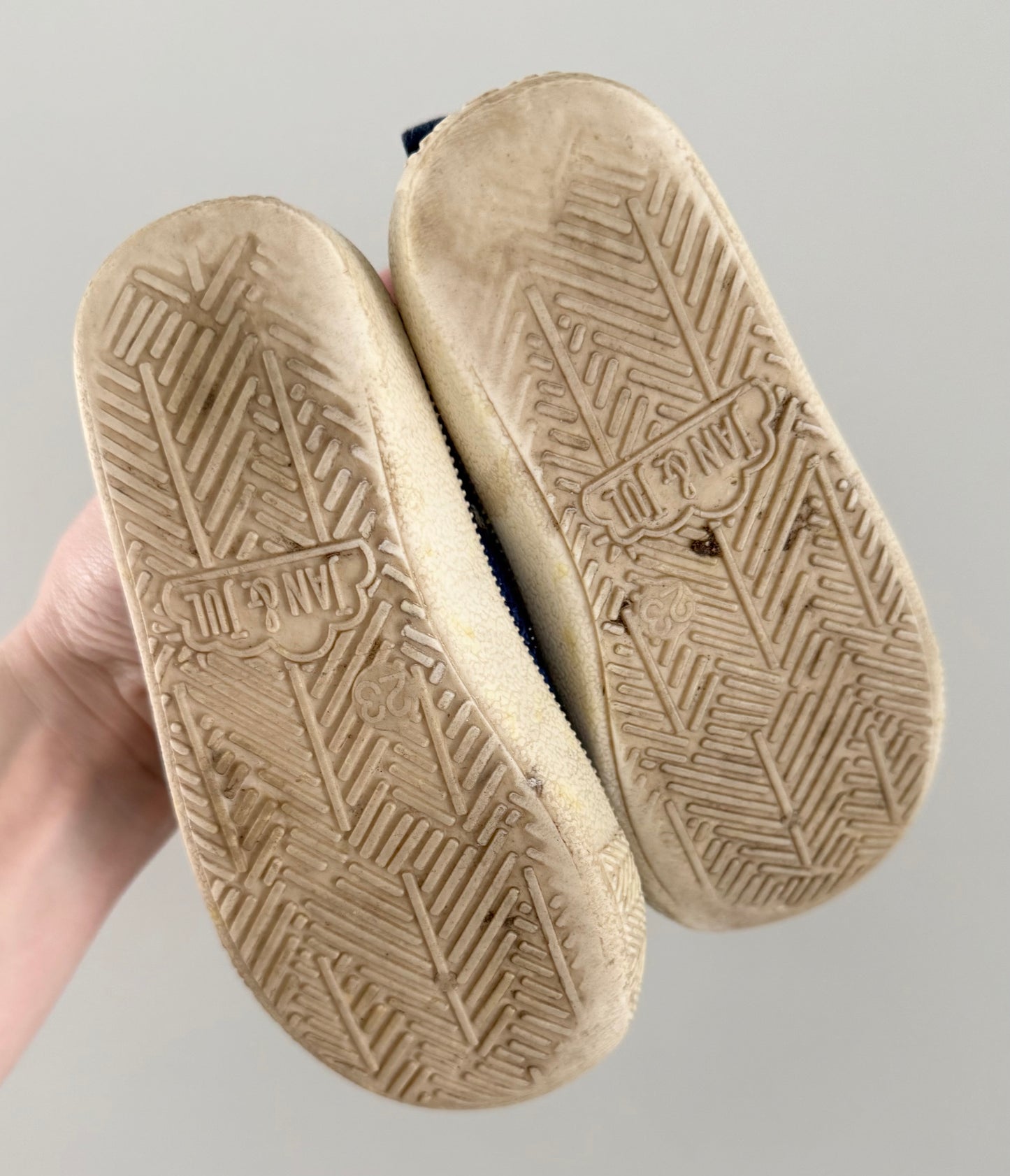 Jan & Jul Blue Knit Slip Ons (7)