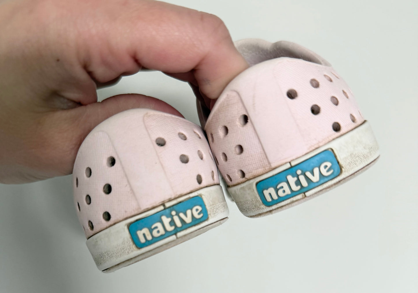 Native Light Pink Jefferson Slip Ons (C6)