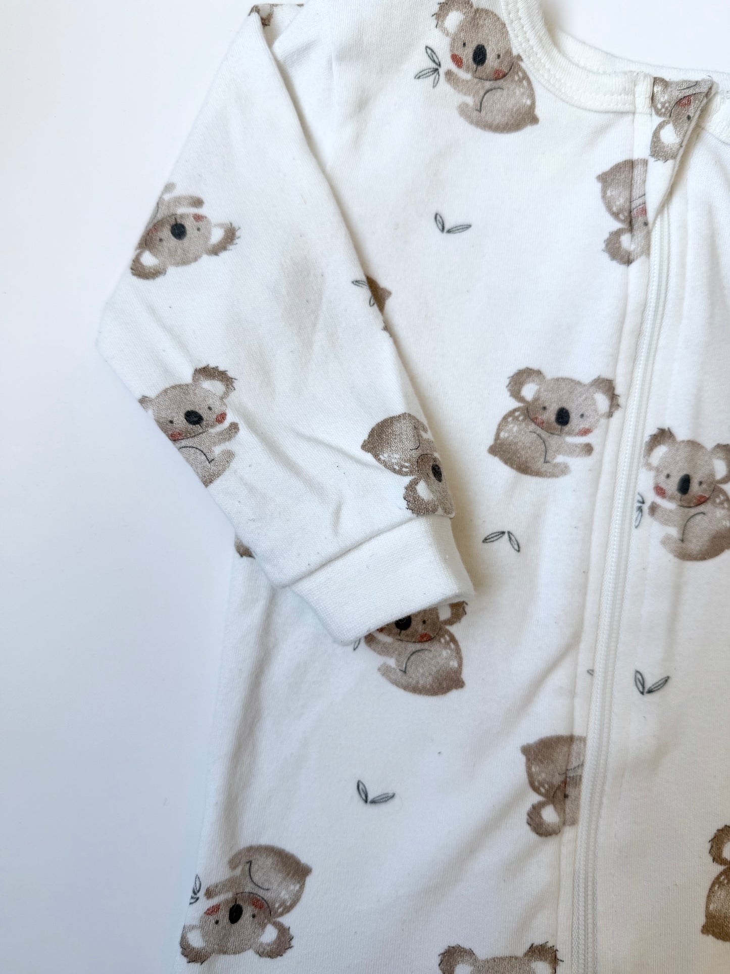 Petit Lem White Koalas Sleeper (6 Months)
