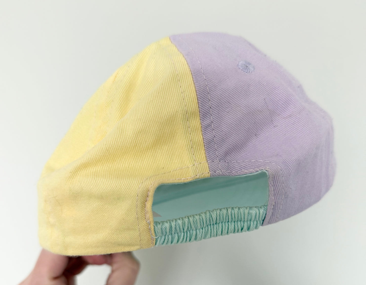 H&M Pastel Color Blocking “Tiny But Mighty” Ball Cap (6-12 Months)