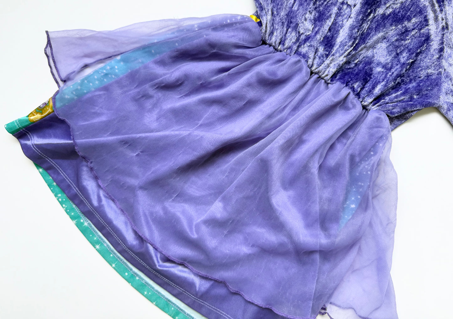 Disney The Little Mermaid Purple Dress (18 Months)