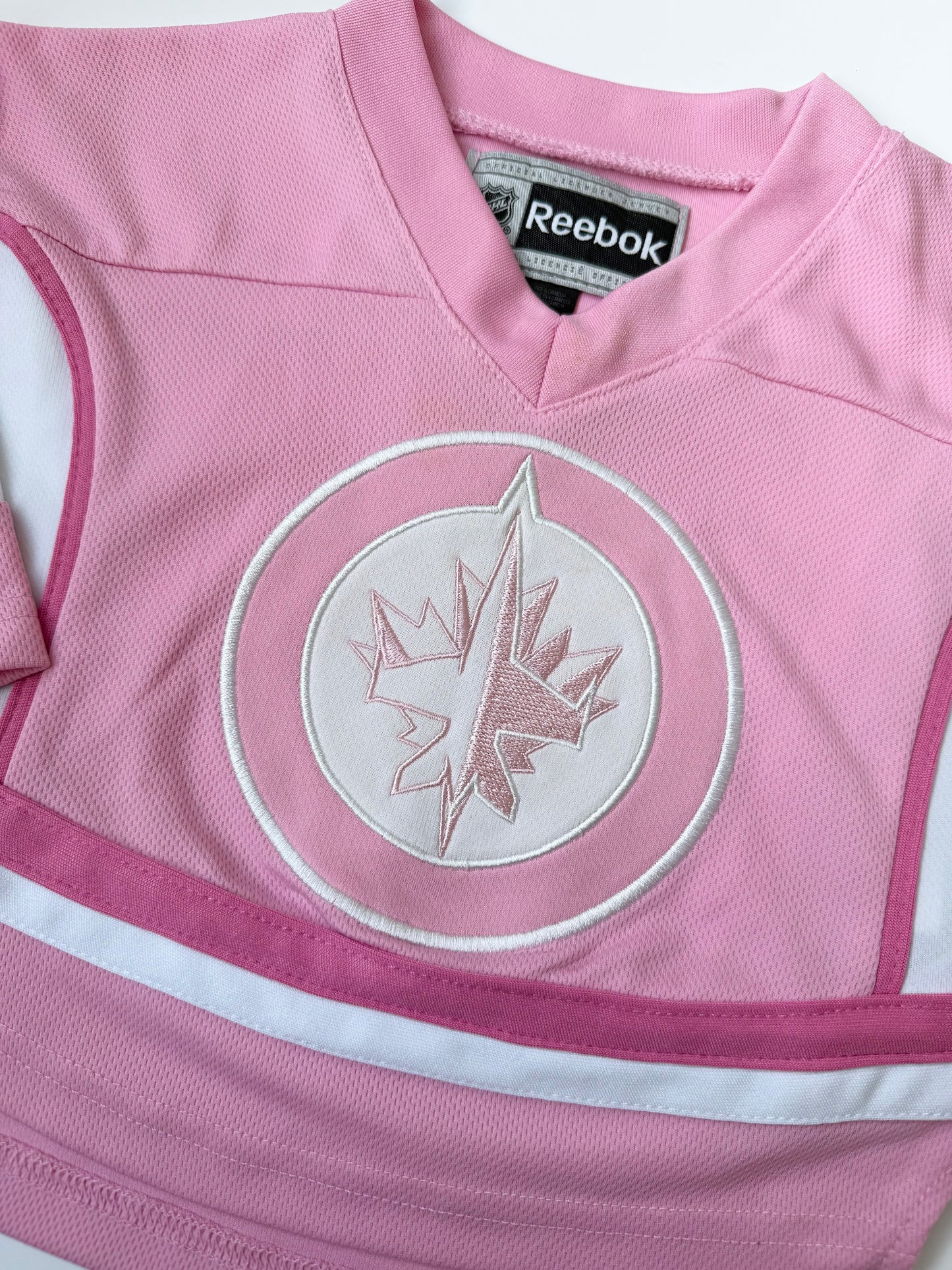 Winnipeg Jets Pink Reebok Hockey Jersey (12 Months)