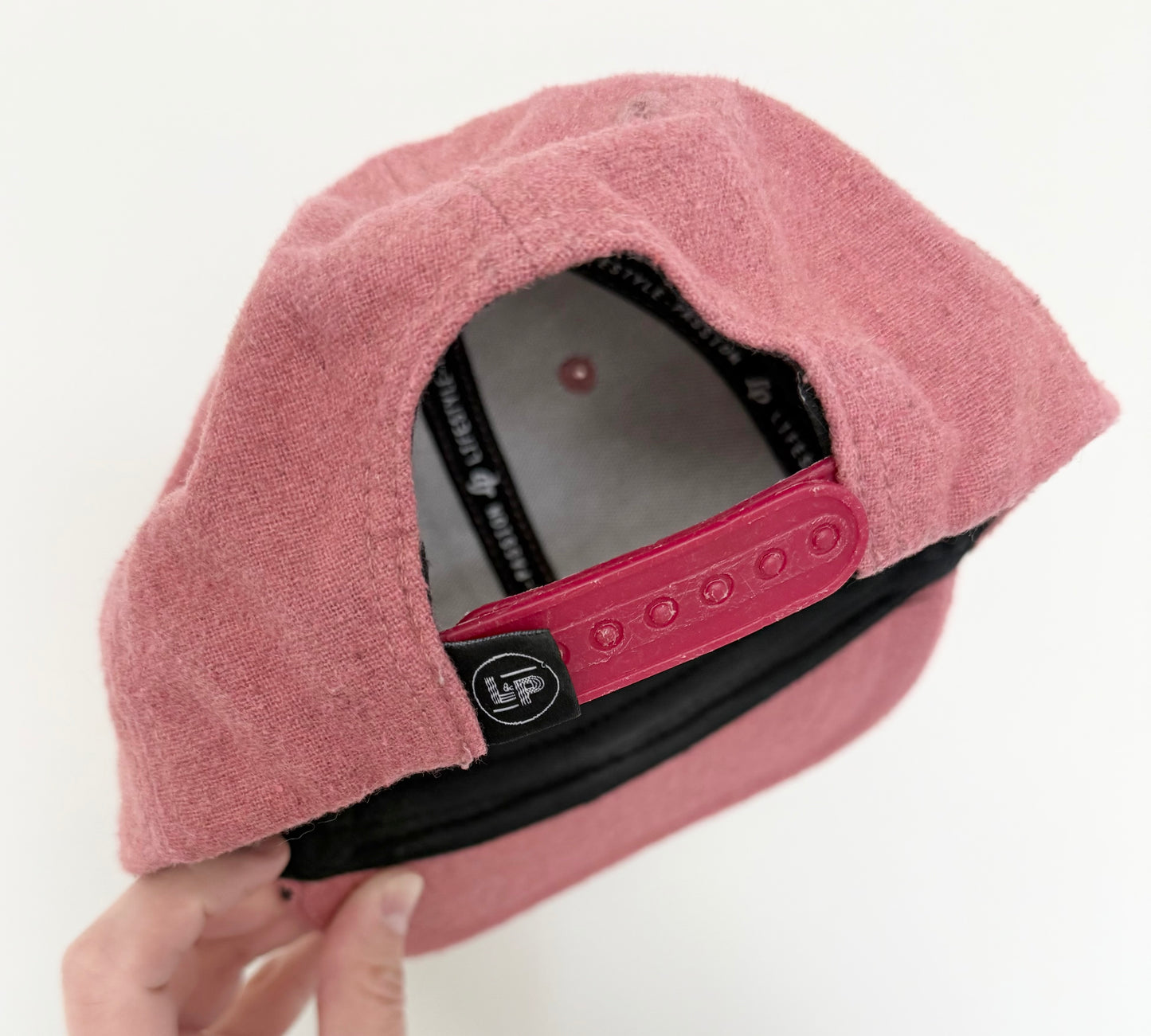 LP Apparel Fuzzy Pink SnapBack Hat (2T-5T)