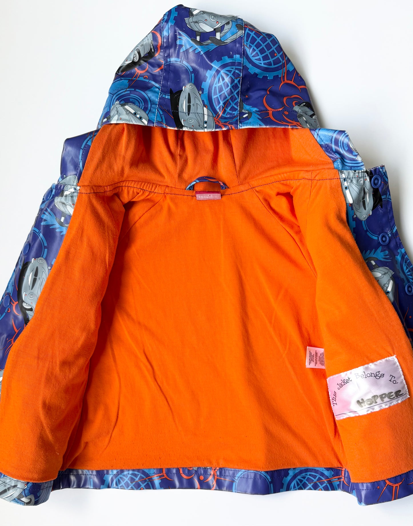 Disney x Pixar Blue Cars Rain Jacket (2T)