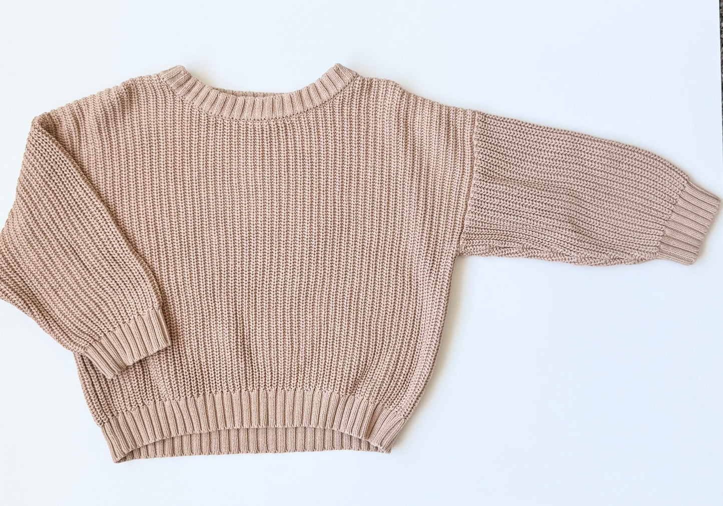 Kindly Tan Knit Sweater (2T)