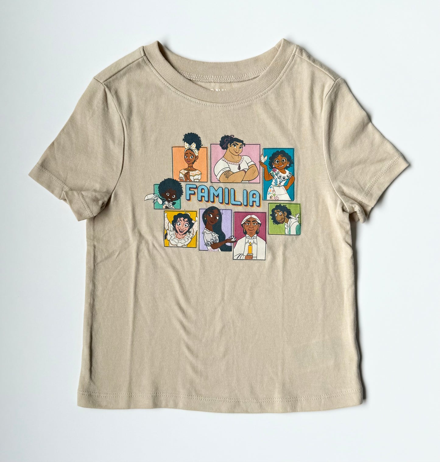 Old Navy x Disney Encanto Tan “Familia” T-Shirt (3T)
