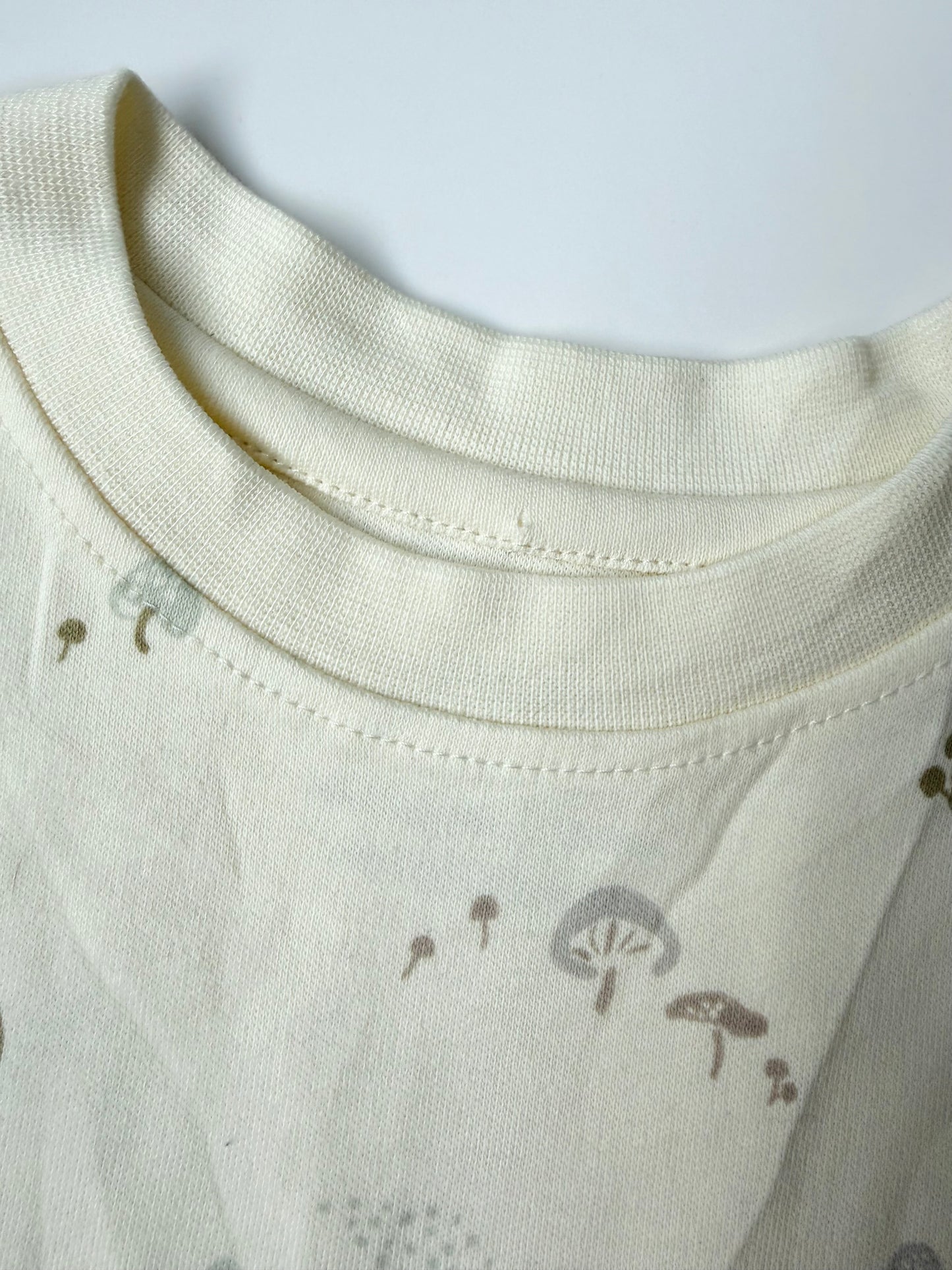 Pehr Beige Mushroom Pocket Long Sleeve - New (4T)