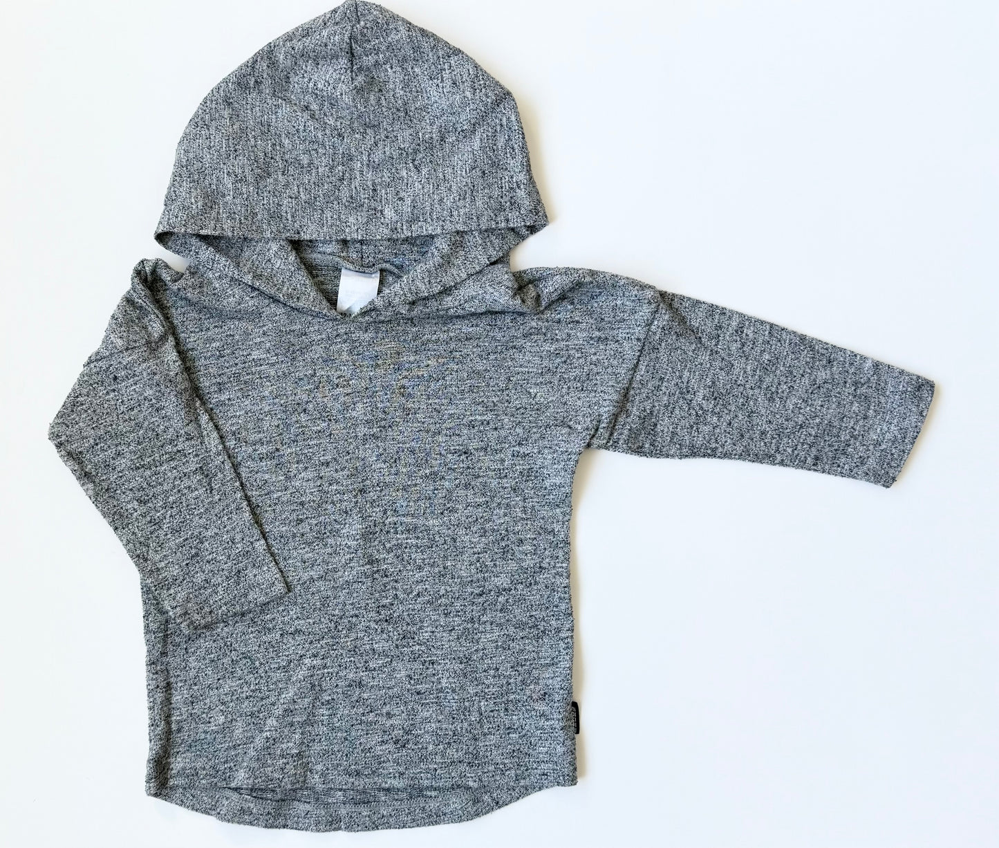 Bonds Heathered Dark Grey Hooded Long Sleeve (12-18 Months)