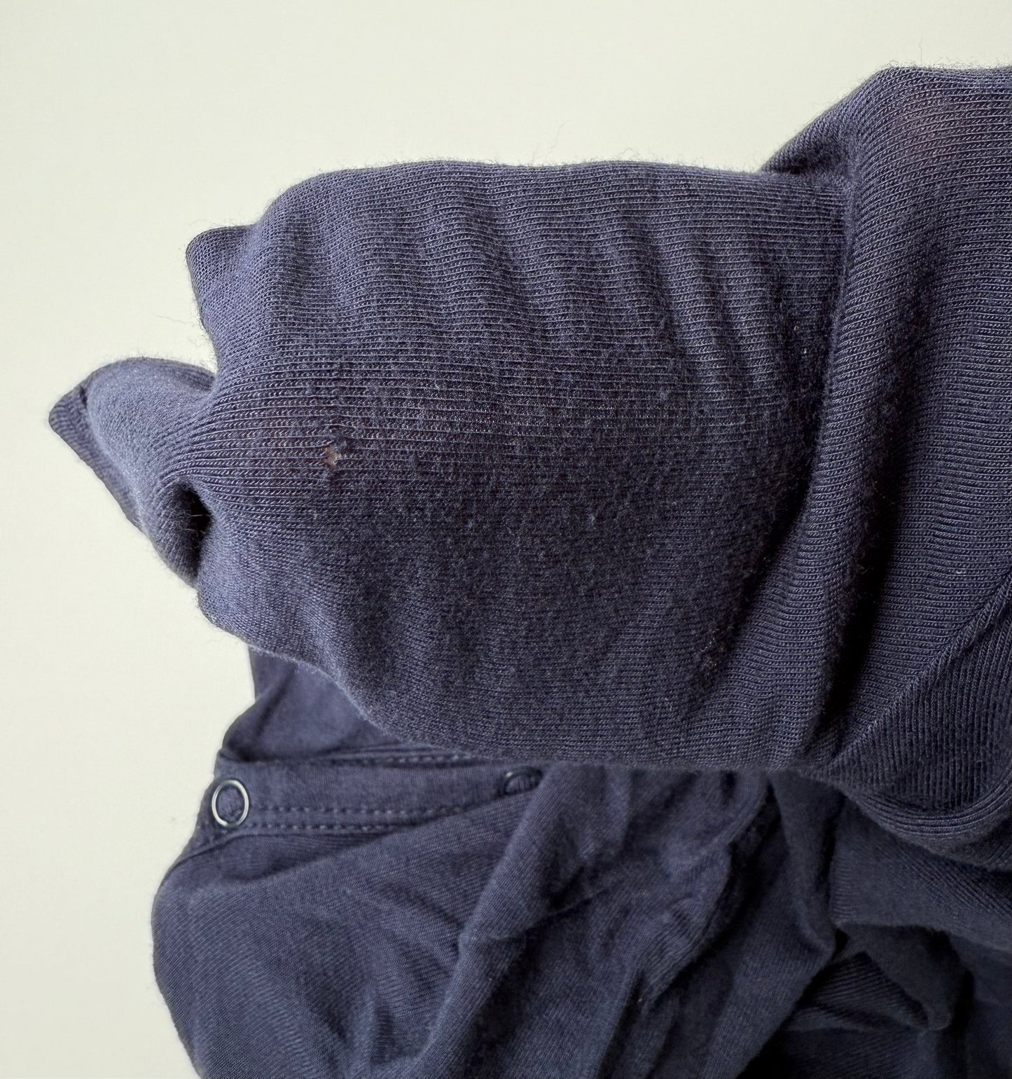 Kyte Navy Snap Footie Sleeper (0-3 Months)