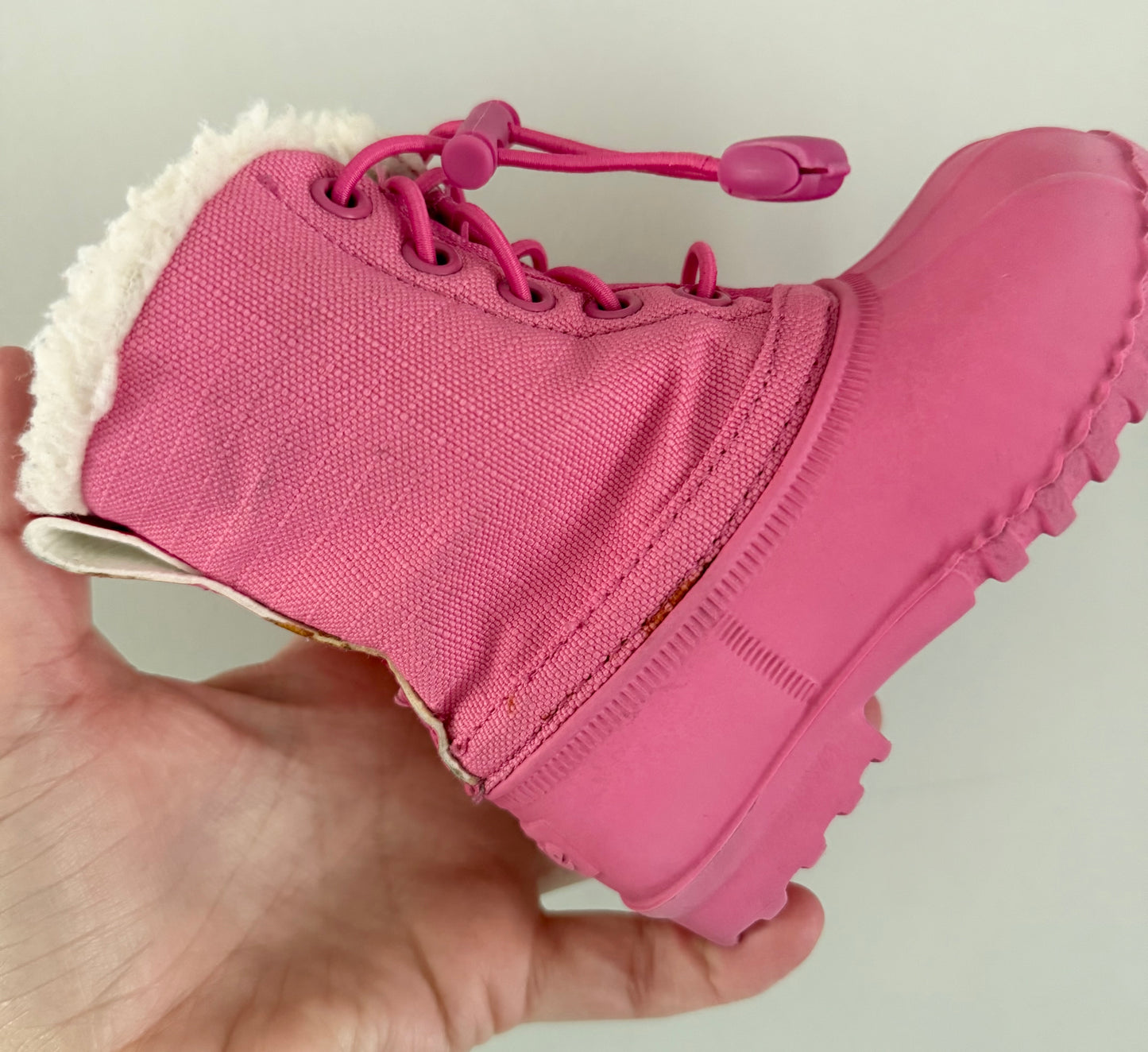 Native Jimmy Child Hollywood Pink Winter Boots (C5)