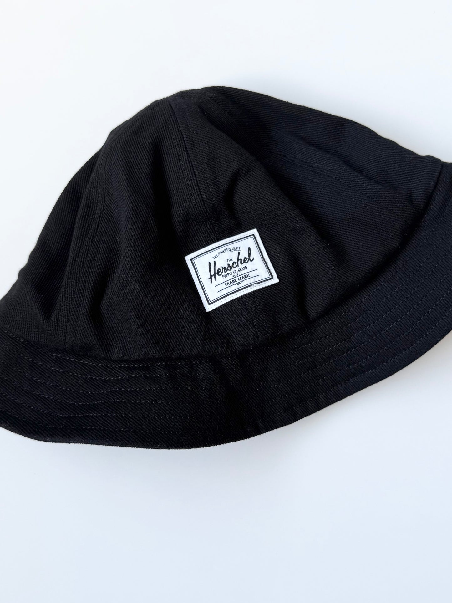 Herschel Henderson Black Denim Bucket Hat - Small (55cm-58cm)