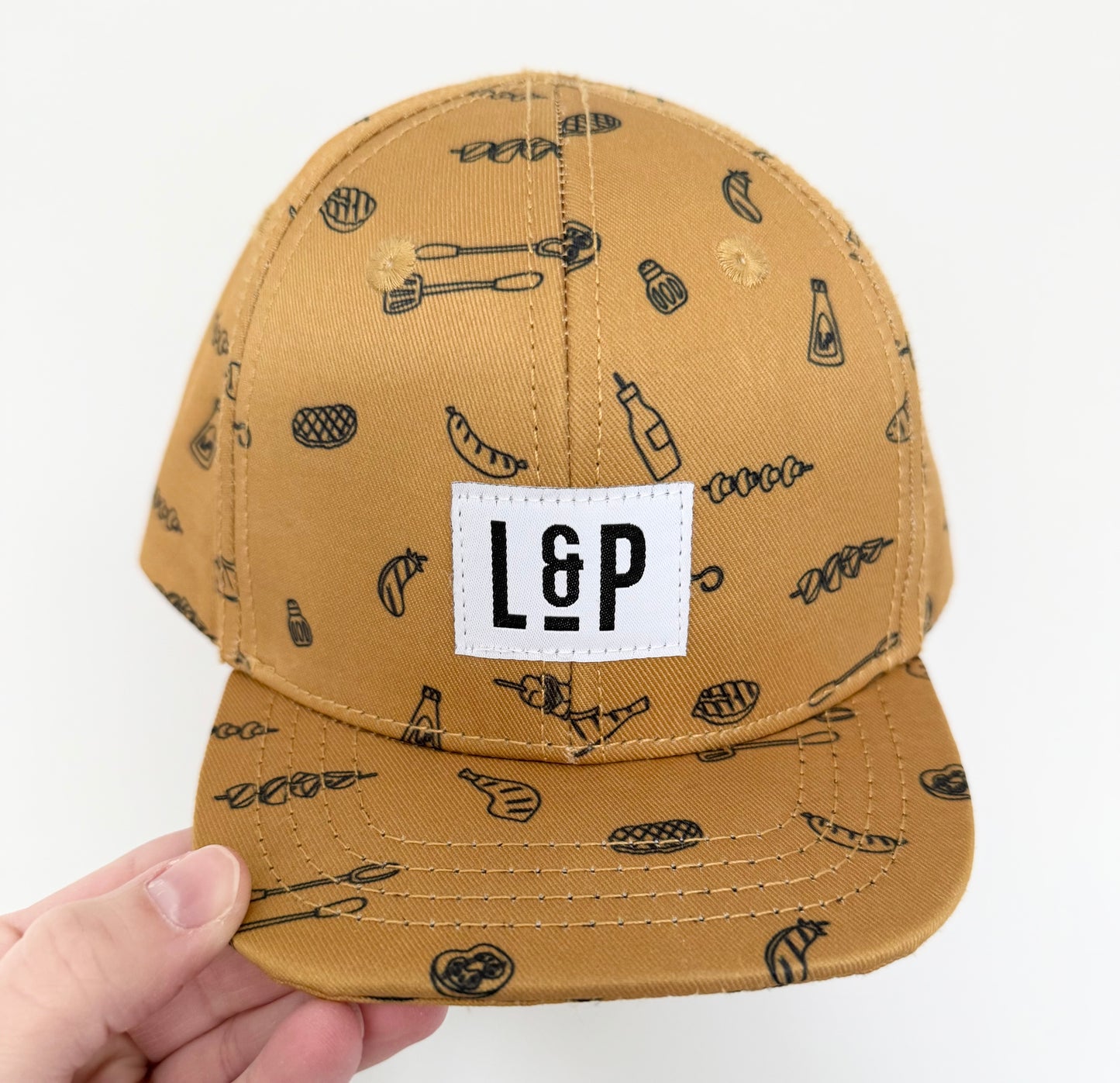 LP Apparel Mustard BBQ SnapBack Hat (6-24 Months)
