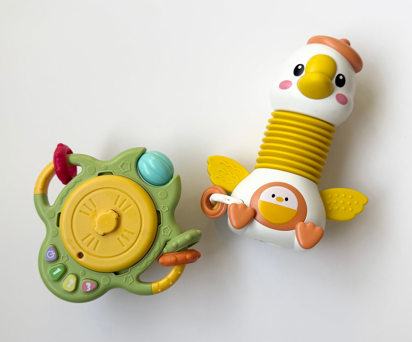 High Chair Suction Goose Interactive Toy