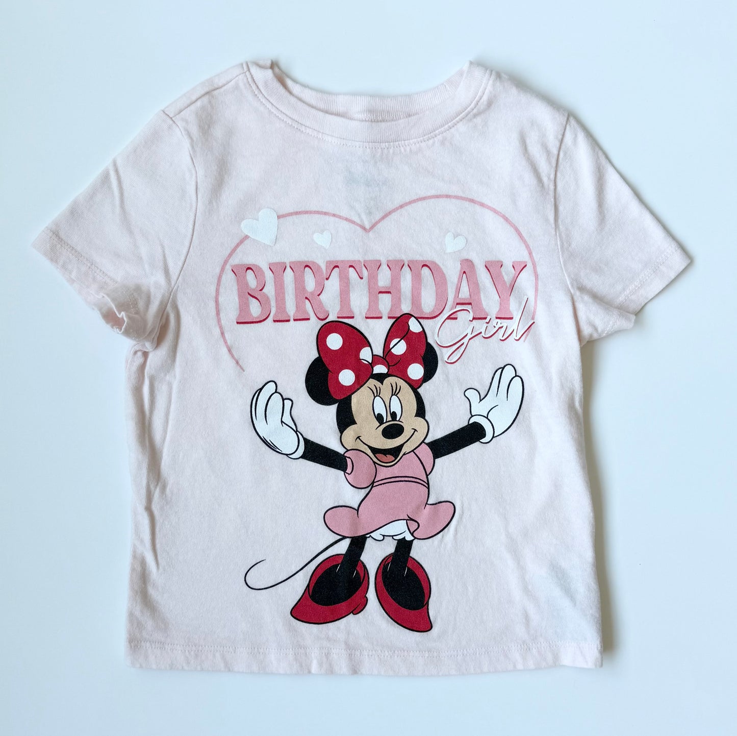 Old Navy x Disney Pink “Birthday Girl” Minnie T-Shirt (3T)