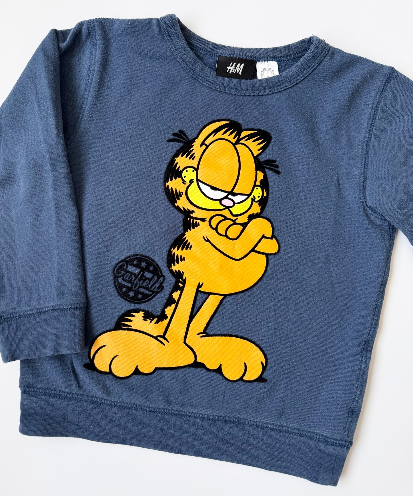 H&M x Garfield Navy Sweater (2-4 Years)