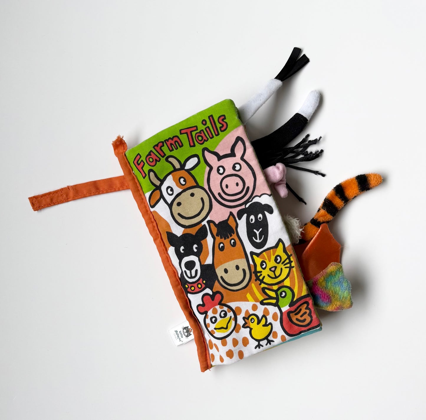 Jellycat Farm Tails Soft Crinkle Book
