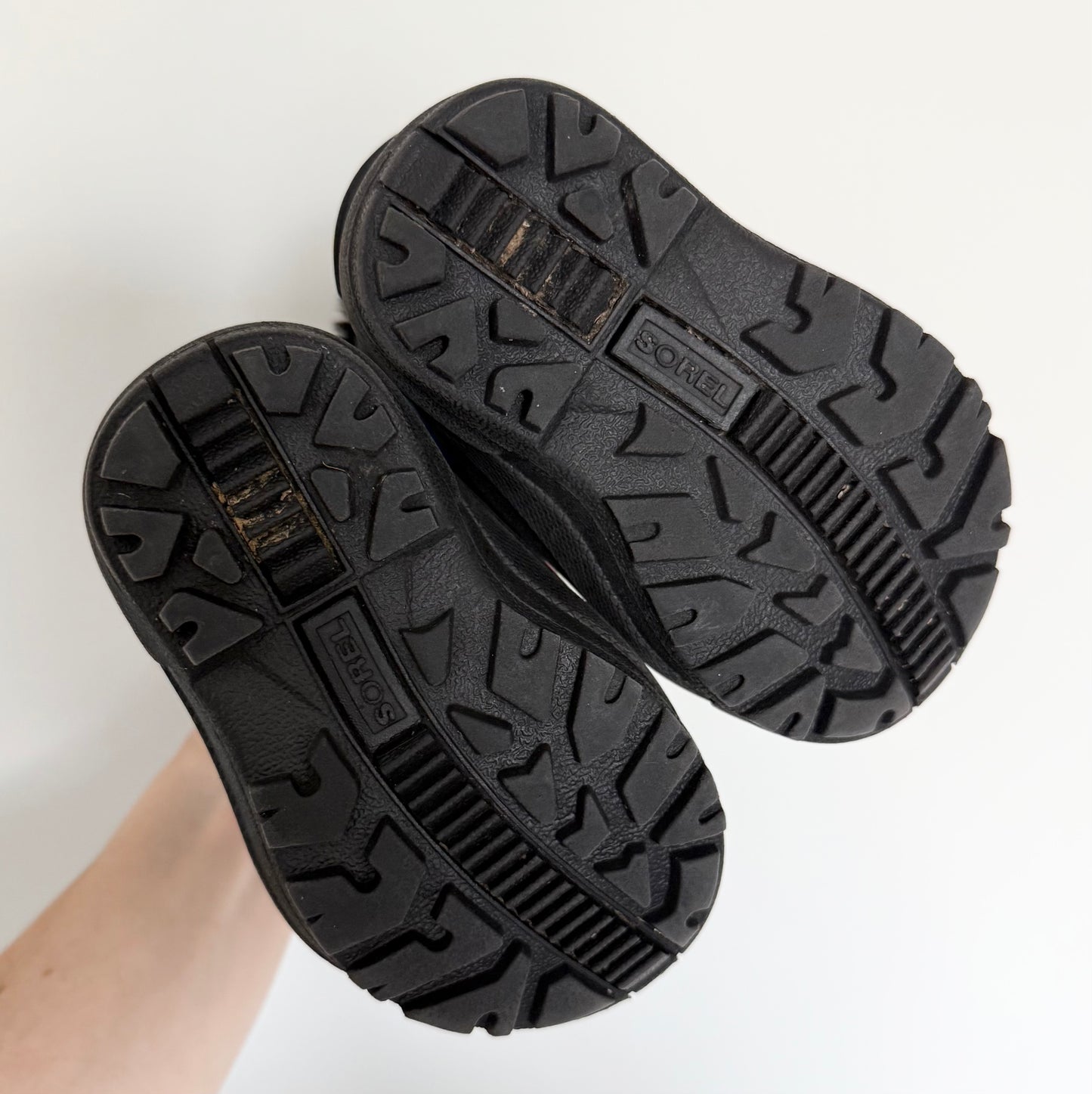 Sorel Black/Blue/Yellow Snow Commander Winter Boots (5)