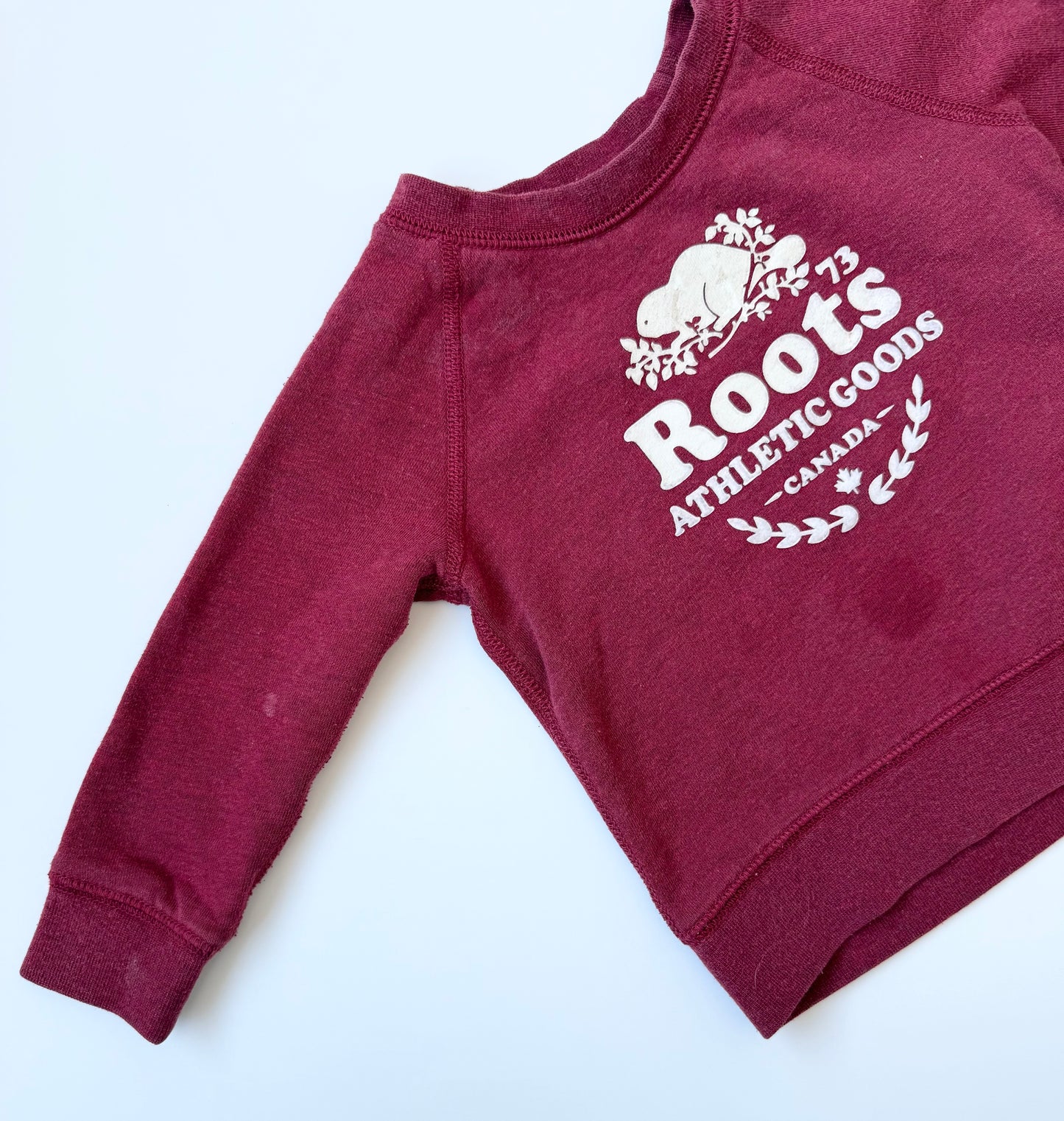 Roots Baby Red Sweater & Pants Set (12-18 Months)