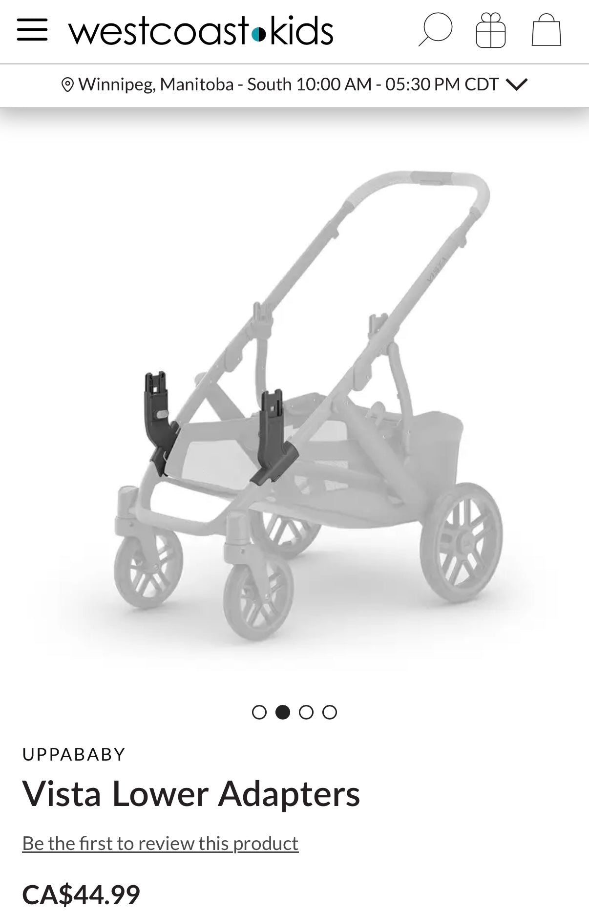 Uppababy Vista Lower Adapters