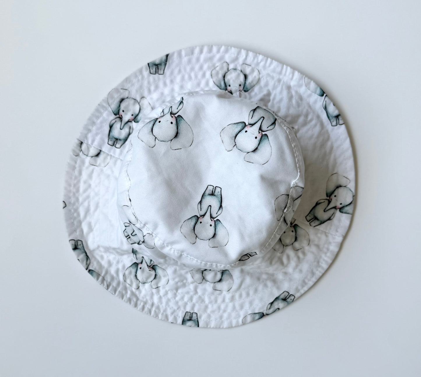 PatPat White Elephant Sun Hat (50CM)