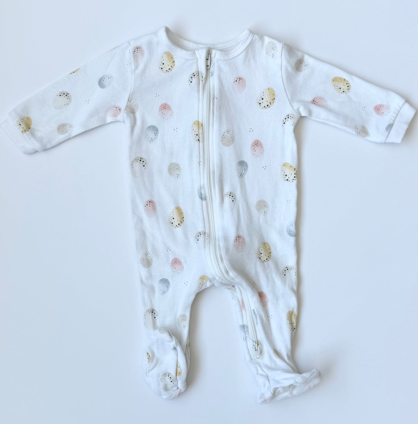 Petit Lem Colorful Pastel Easter Eggs Sleeper (3 Months)