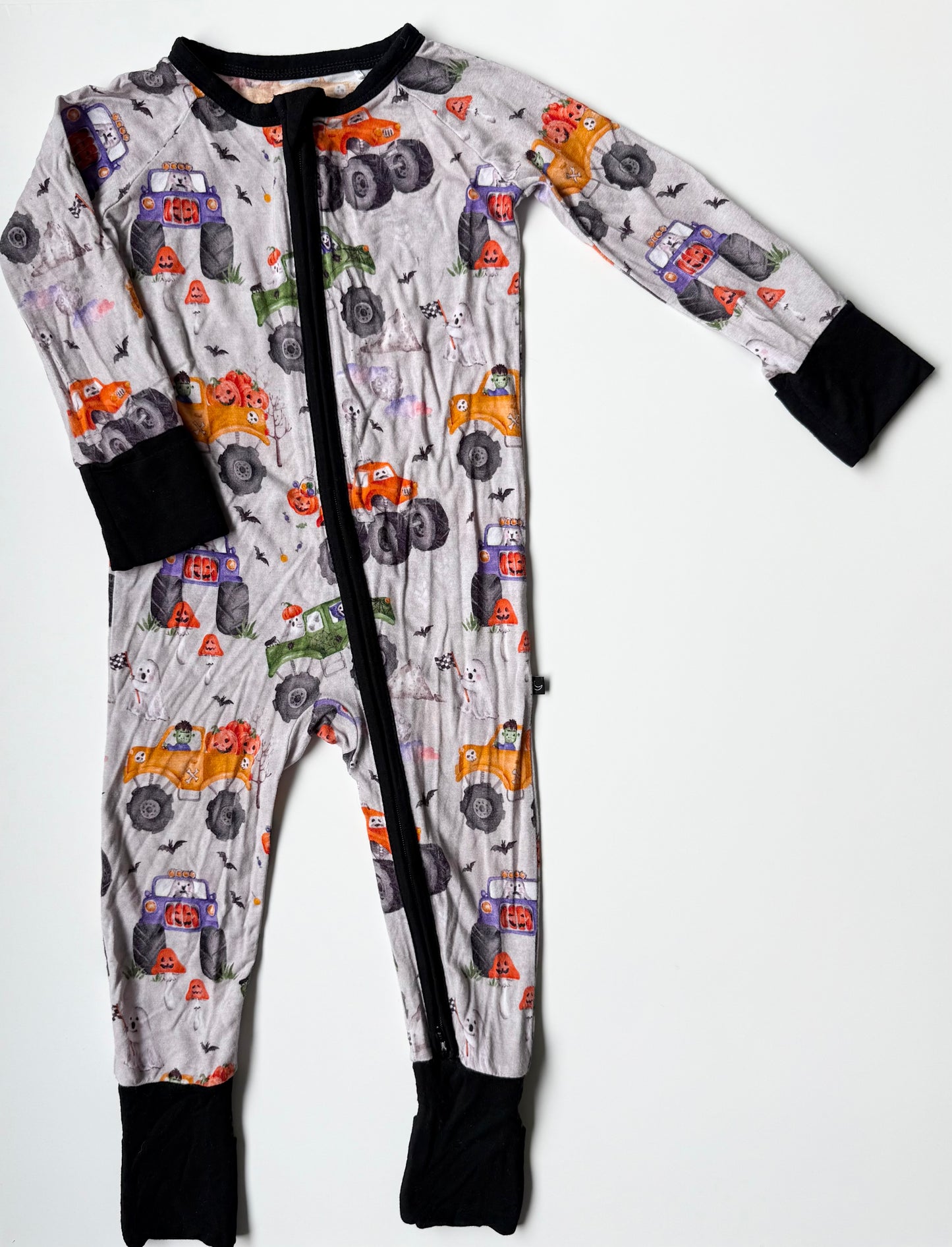 The Sleepy Sloth Halloween Monster Rally Sleeper Romper (6-12 Months)
