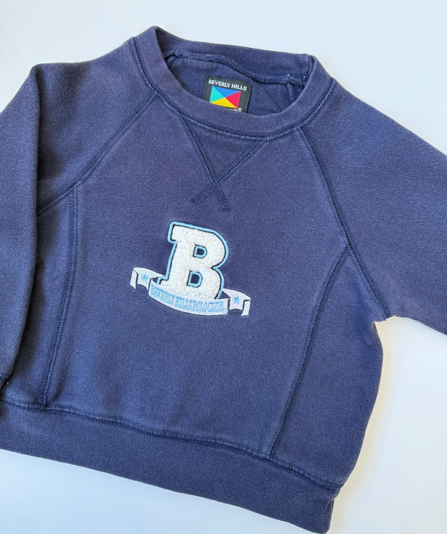 Vintage Beverly Hills Polo Club Navy Crewneck (3X - 4)