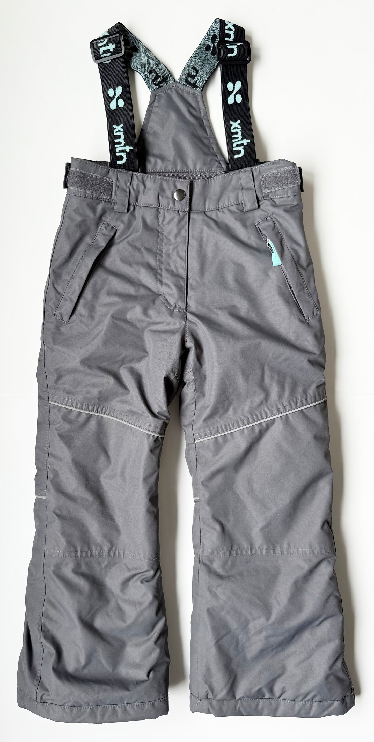 XMTN Grey & Light Blue Snow Pants (6 Years)