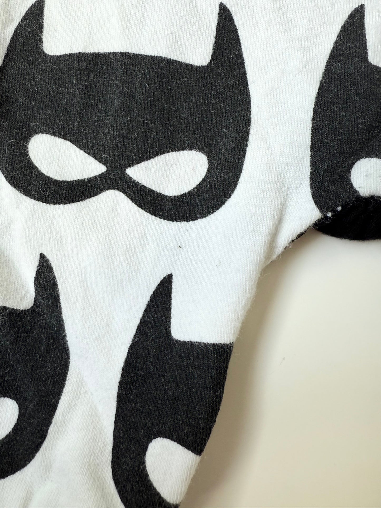 My Sunshine Black & White Batman Grow With Me Leggings (3-6 Months)